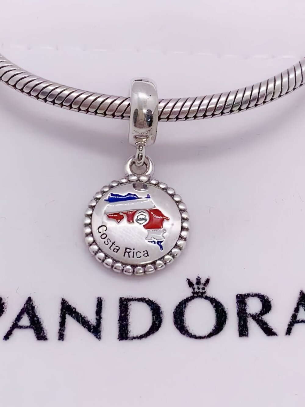 Pandora Costa Rica Map Exclusive Charm Pendant